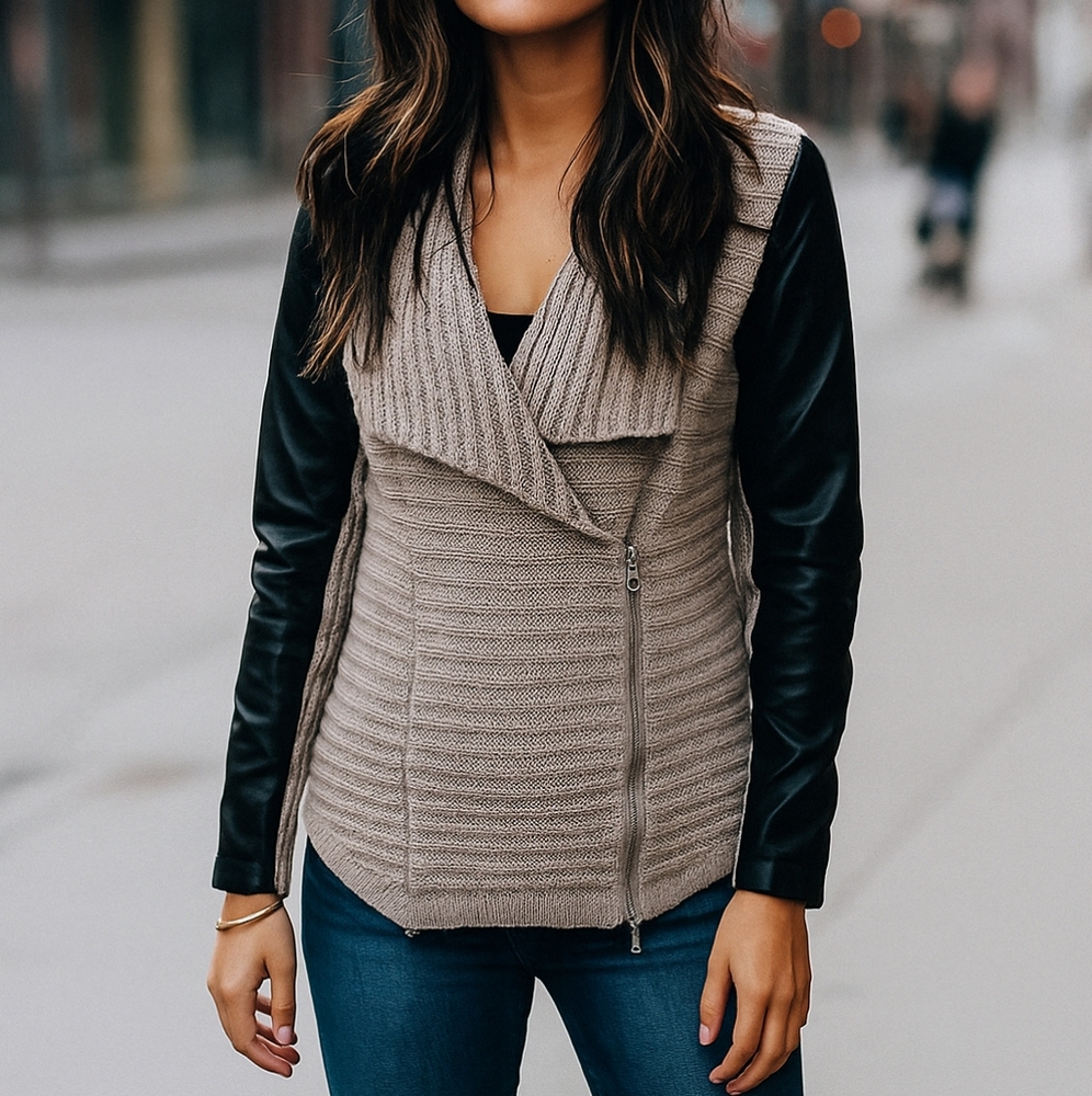 NEIMAN MARCUS | $275 Angora Blend Sweater Jacket